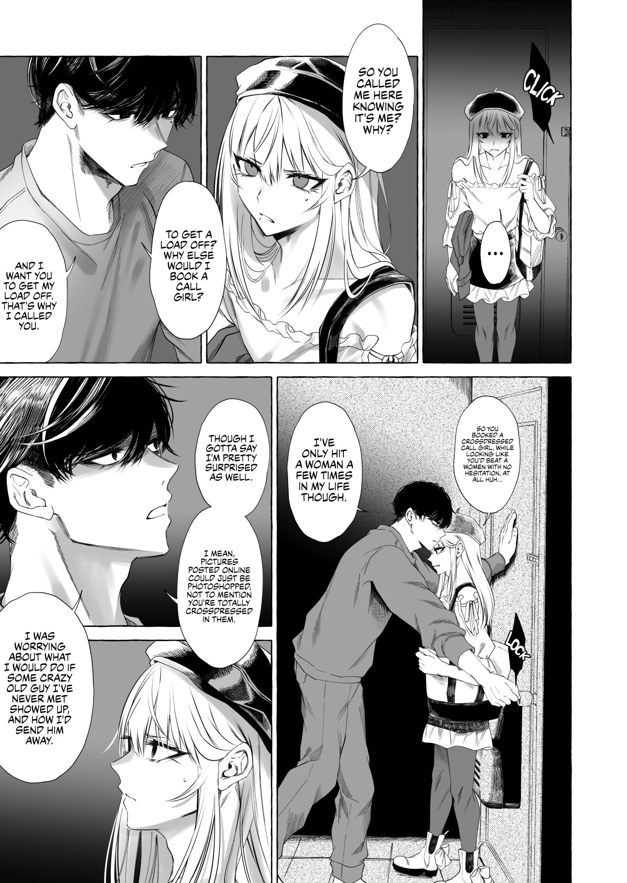 Hentai Manga Comic-My Boss is a Cross-dressing Call Girl.-Read-8